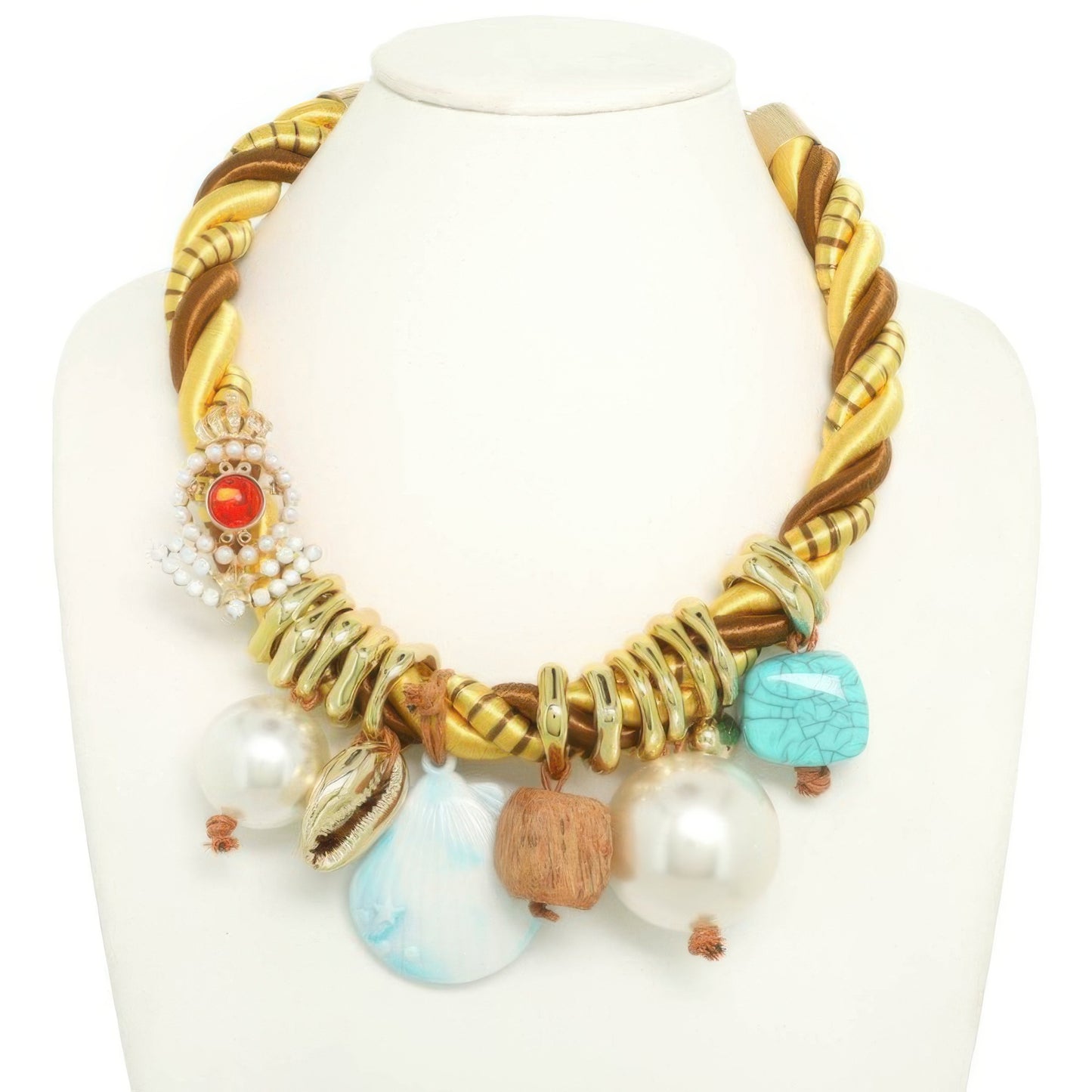 Multi-charm Necklace With Assorted Charms