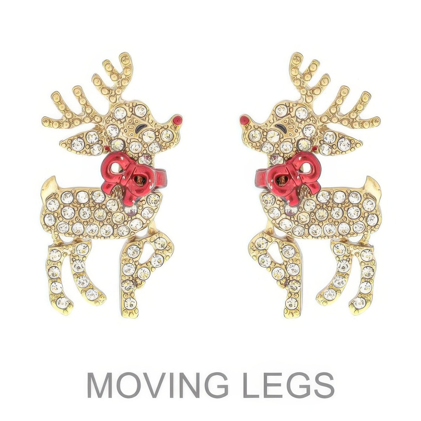 Christmas Reindeer Post Earrings