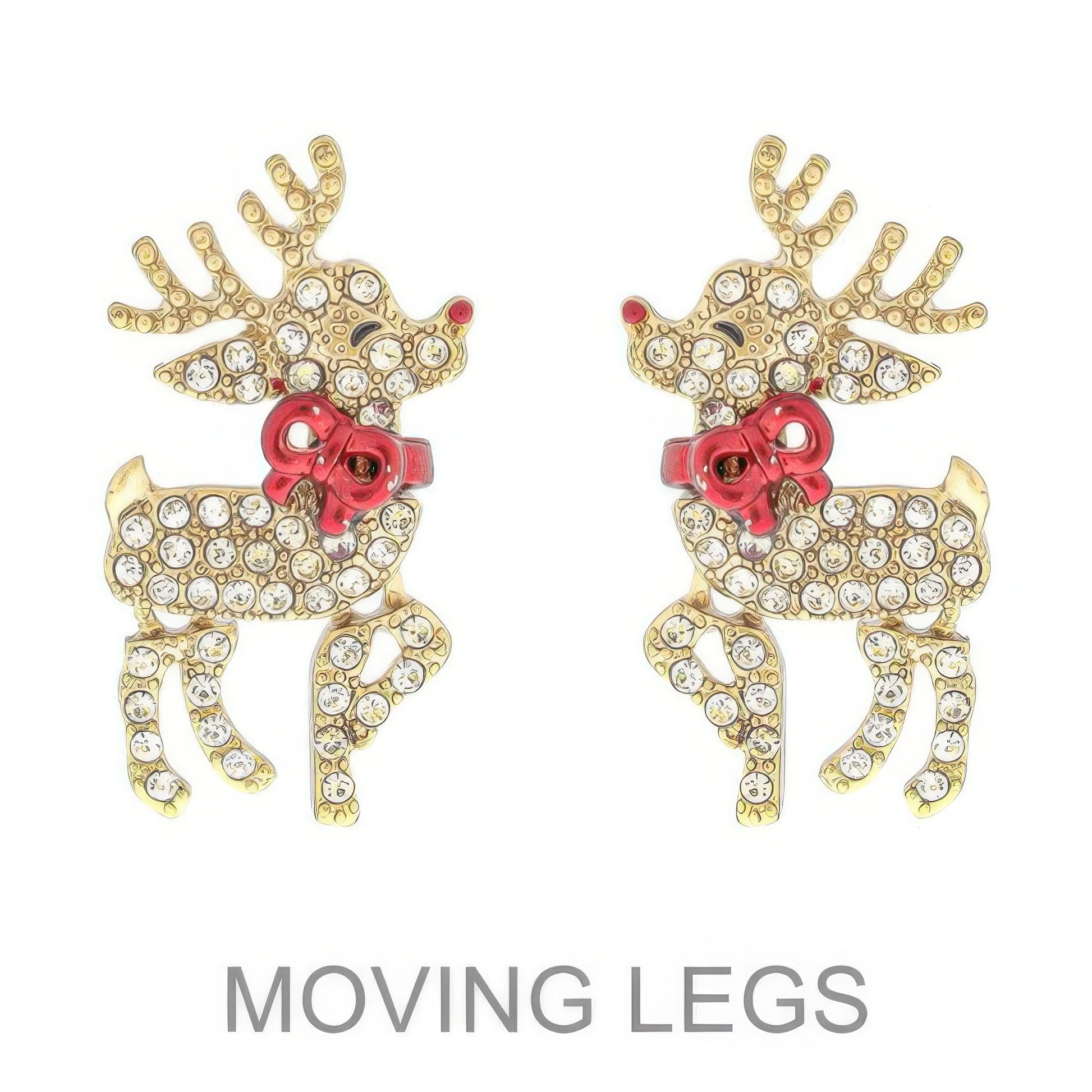 Christmas Reindeer Post Earrings