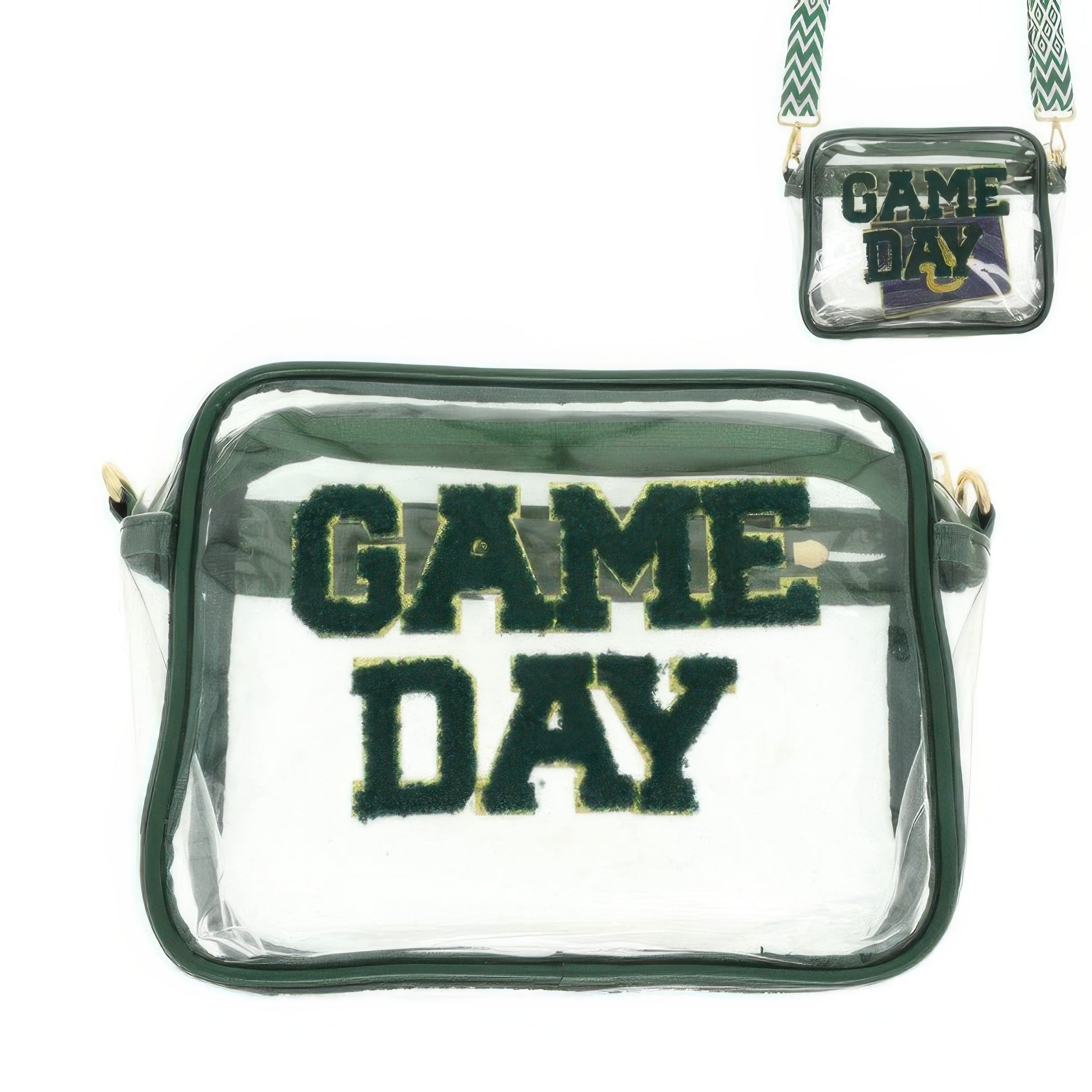 Game Day Clear Transparent Crossbody Bag