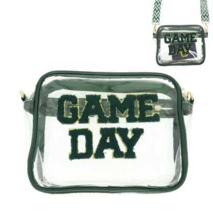 Game Day Clear Transparent Crossbody Bag