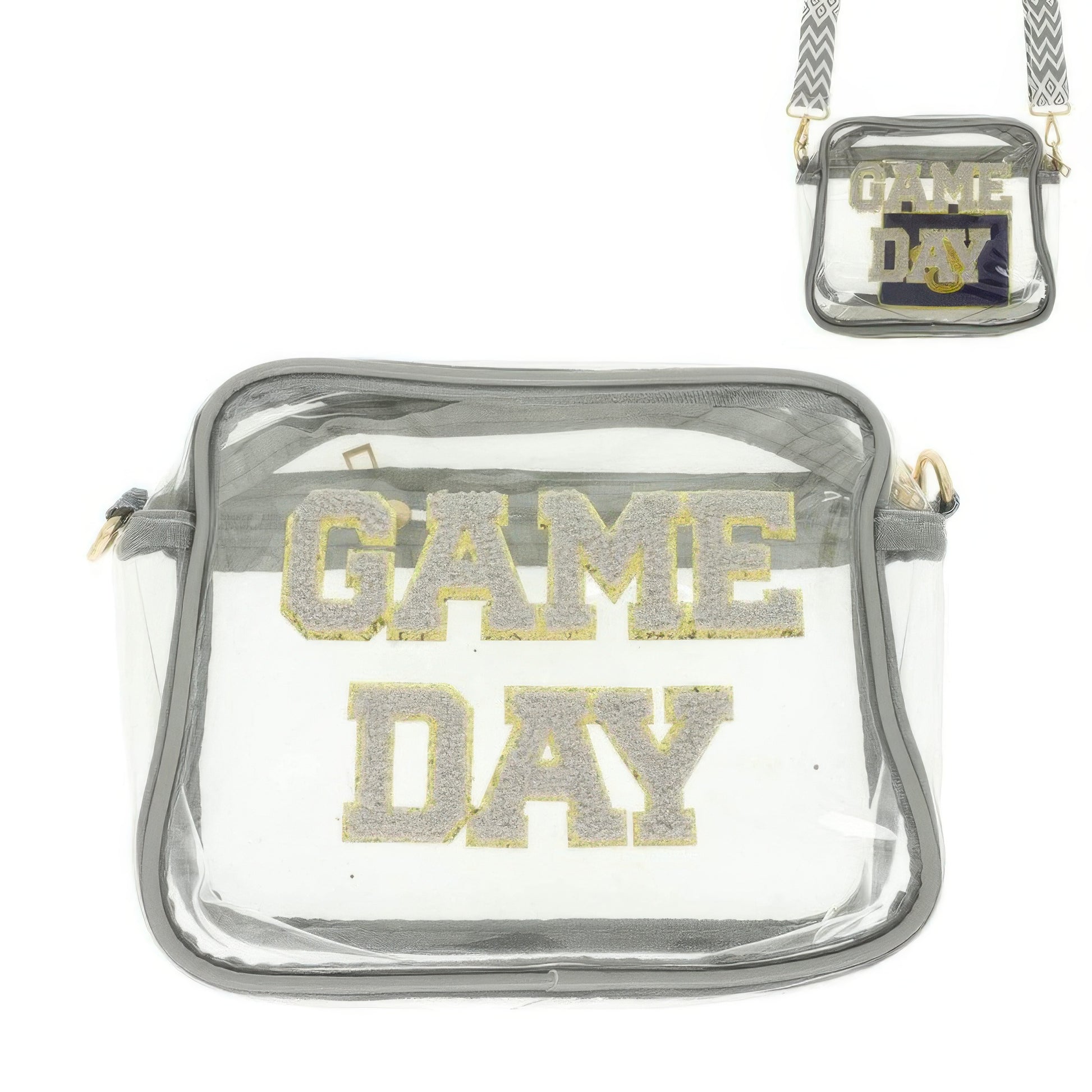 Game Day Clear Transparent Crossbody Bag