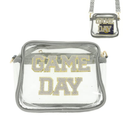 Game Day Clear Transparent Crossbody Bag