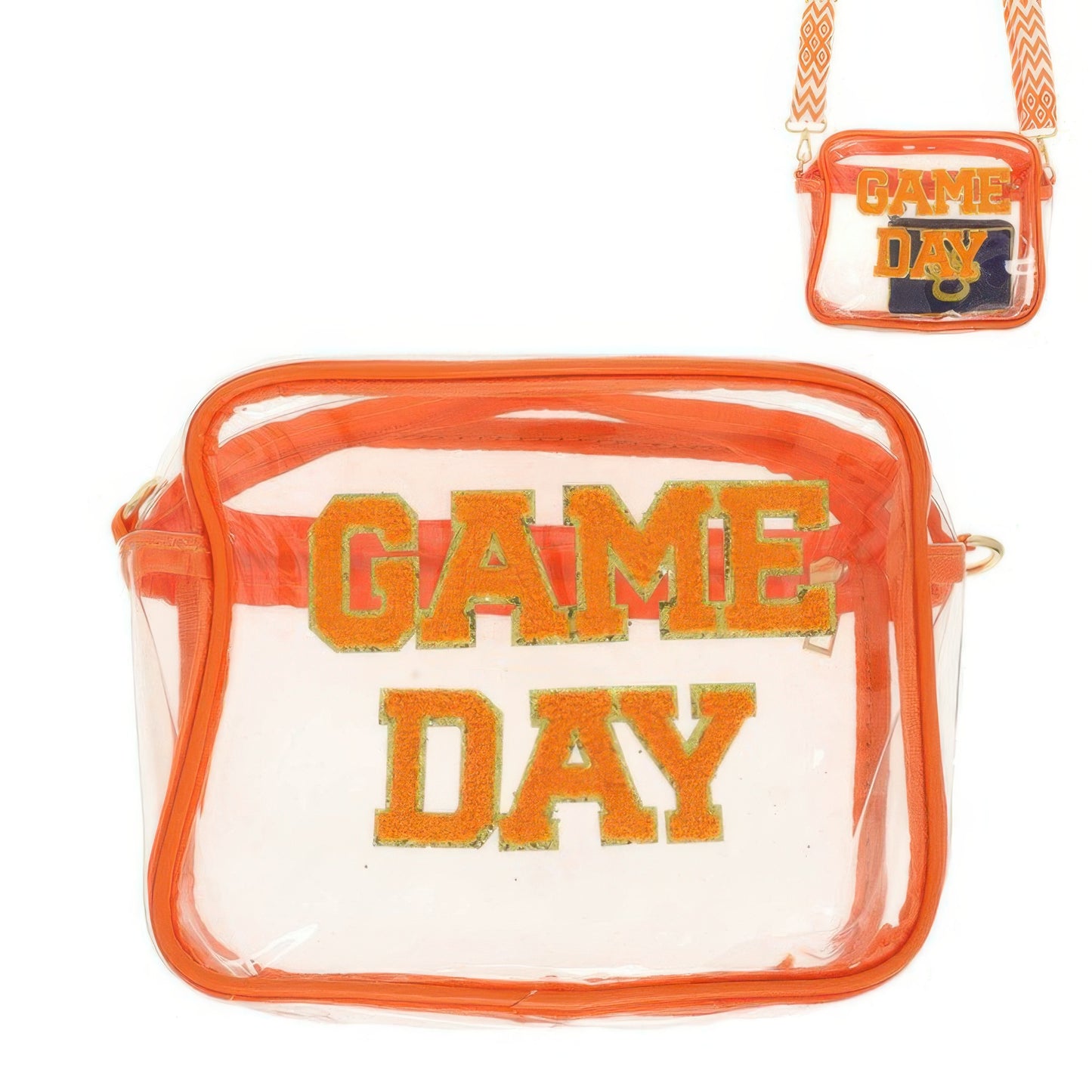 Game Day Clear Transparent Crossbody Bag