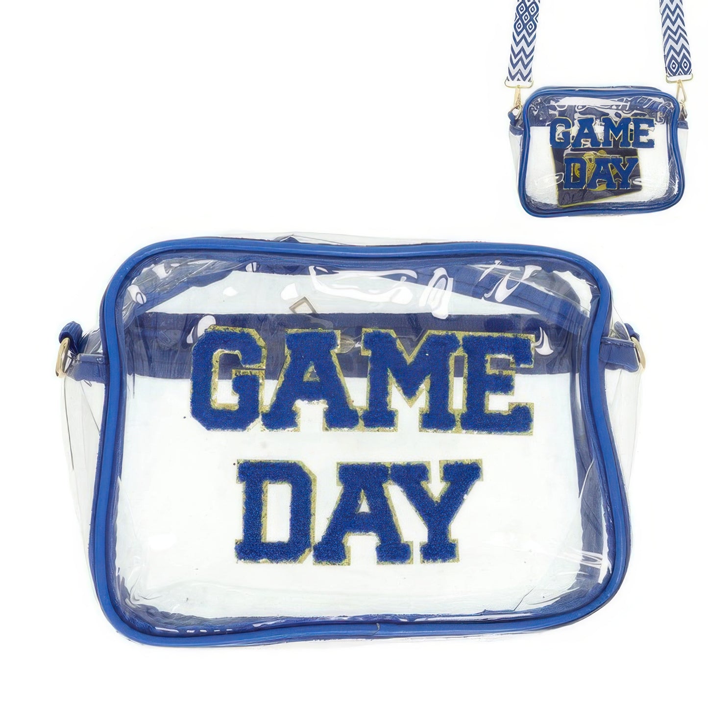 Game Day Clear Transparent Crossbody Bag