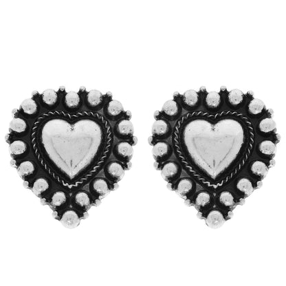 Western Small Heart Bubble Earring