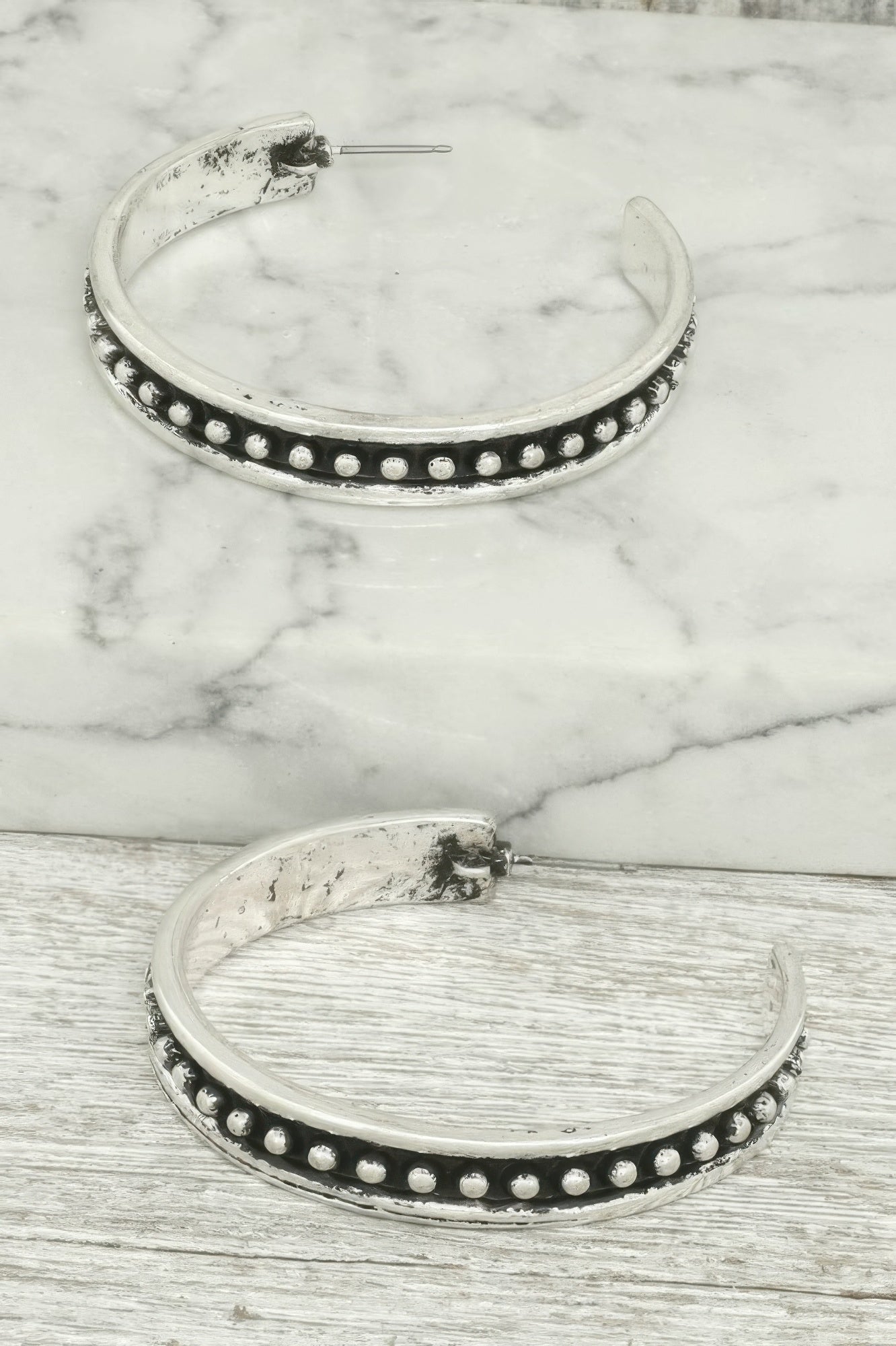 Western Bubble Hoop Earrings