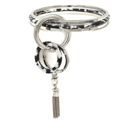 3pc Bangle Bracelet Set With Keychain