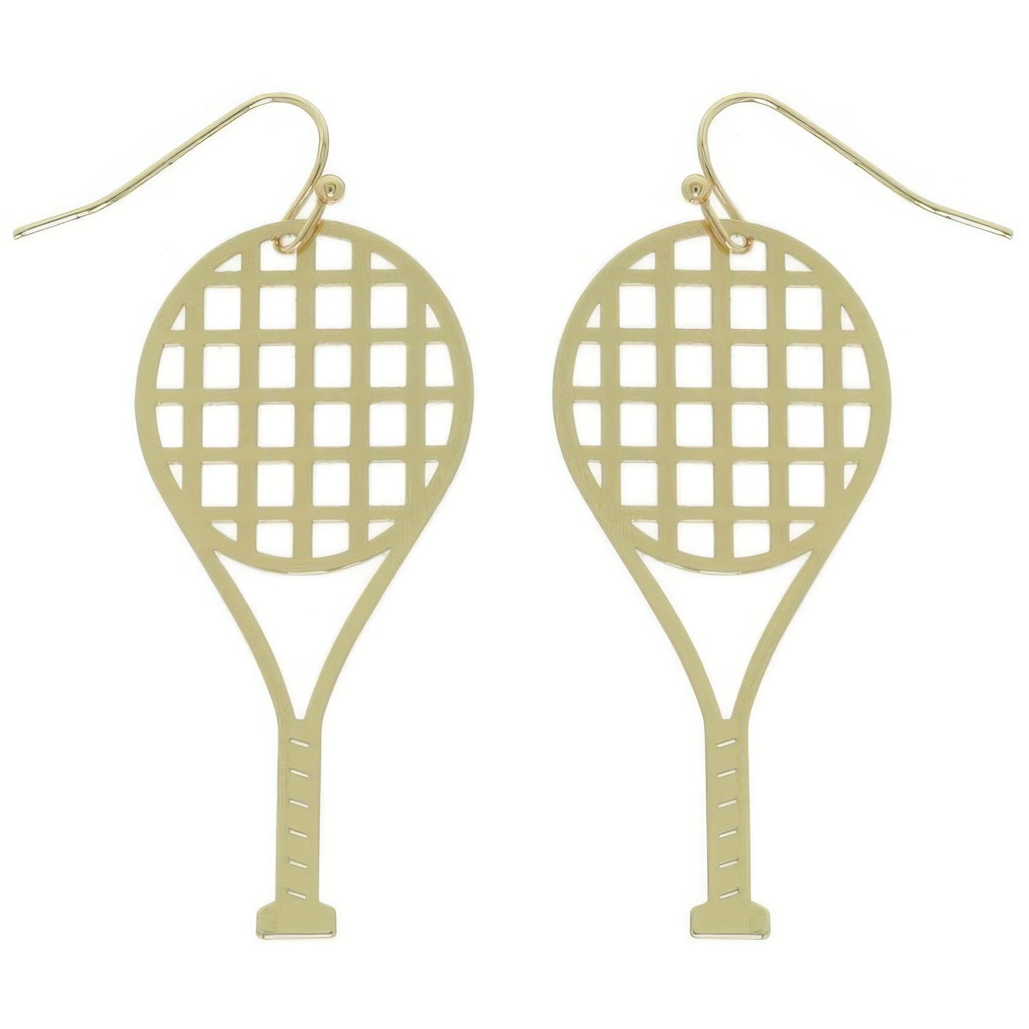 Game Day Tennis Racket Earrings