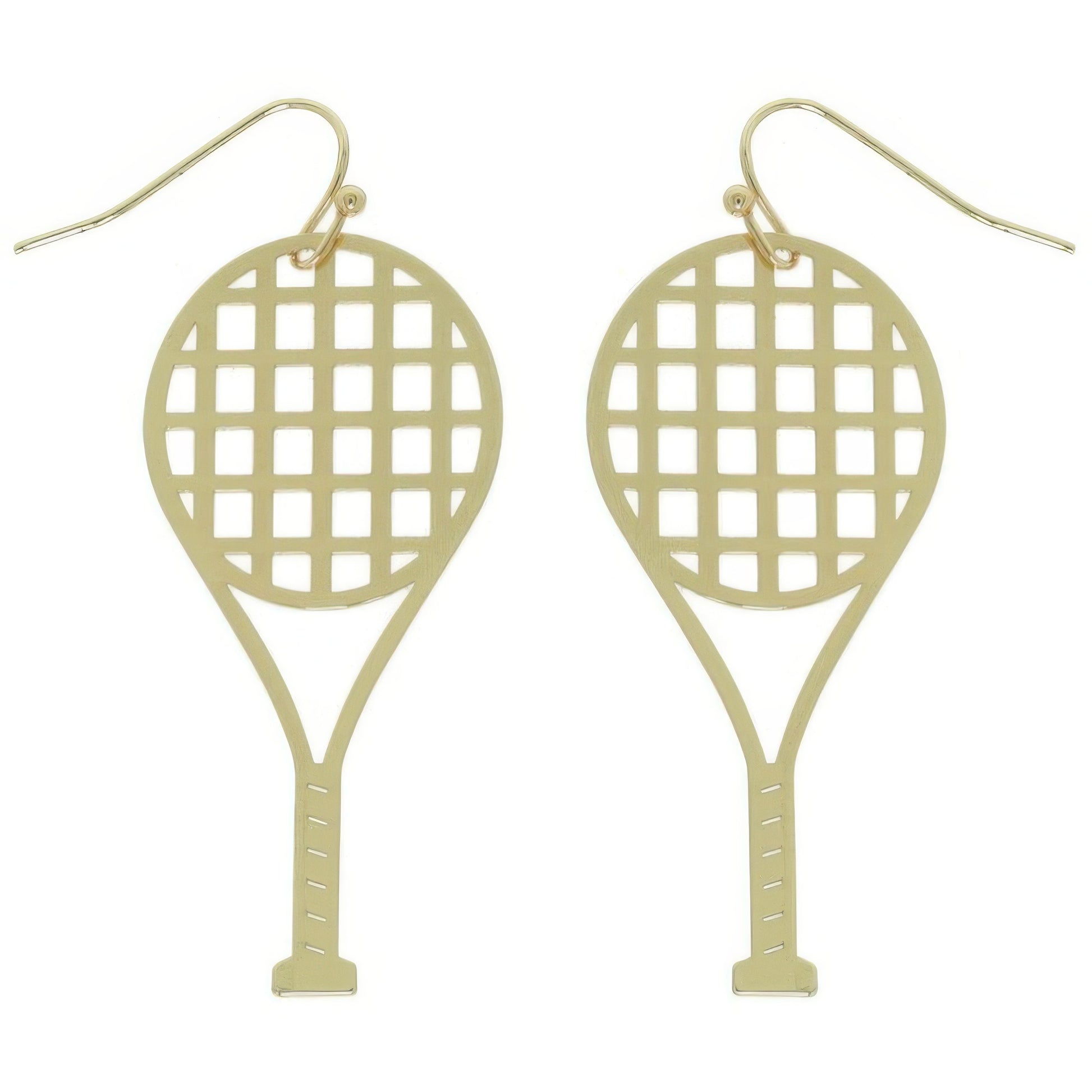 Game Day Tennis Racket Earrings