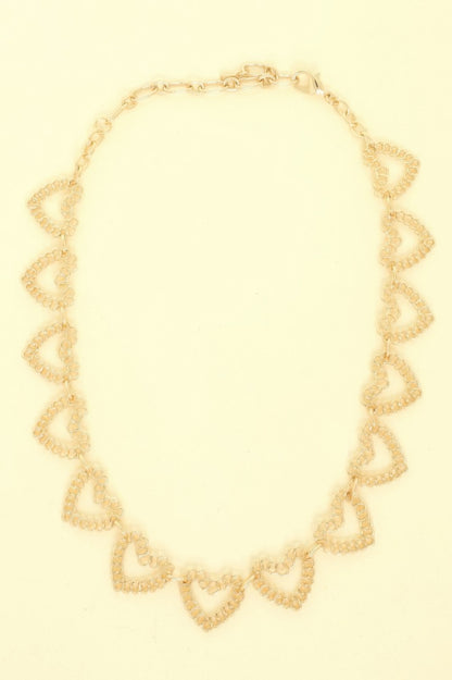 Heart Linked Charm Necklace