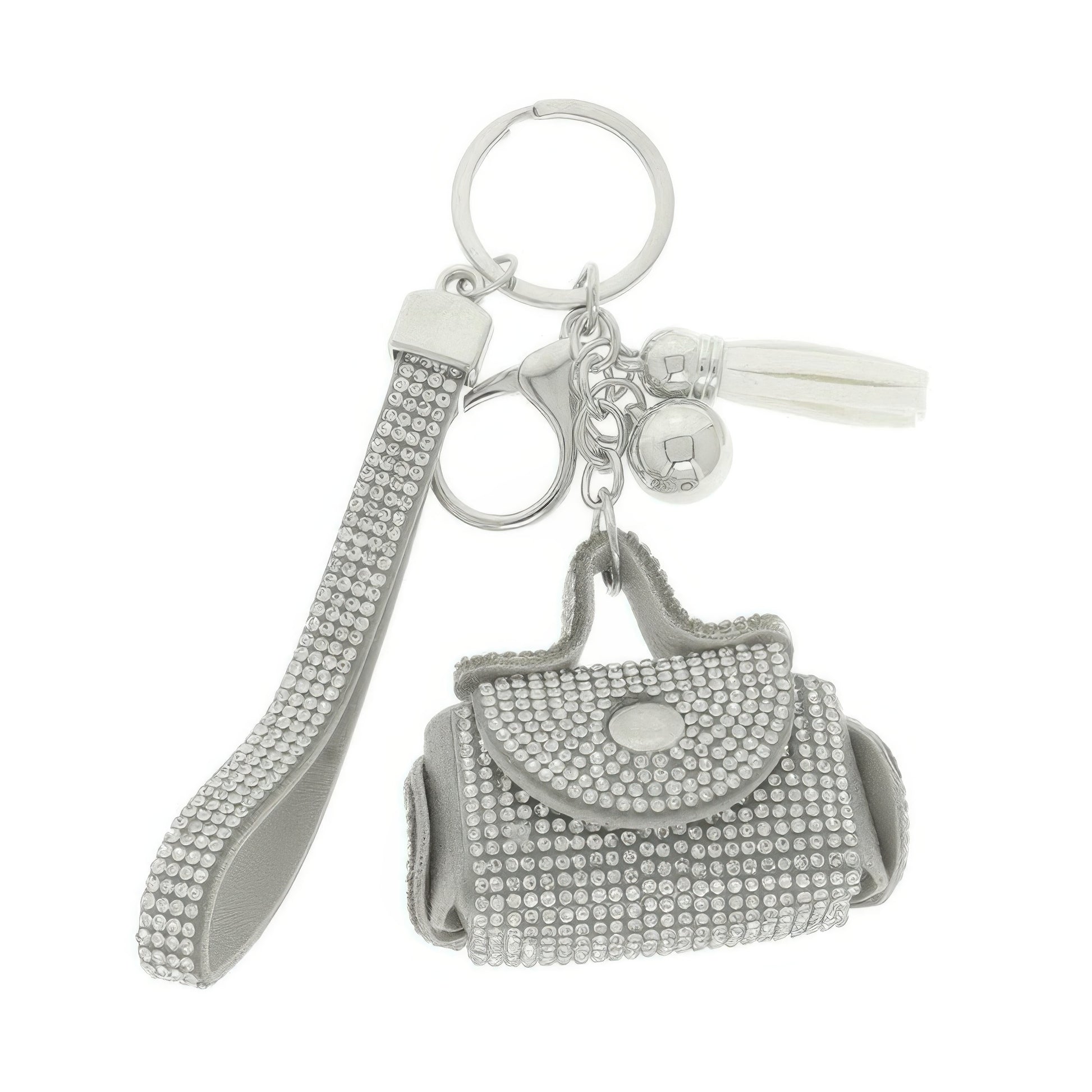 Mini Leather Purse Earbud Case Keychain