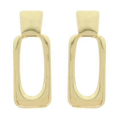 Rectangle Door Knocker Post Earrings