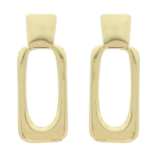 Rectangle Door Knocker Post Earrings