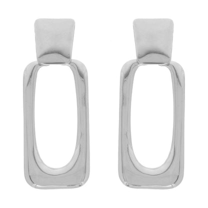 Rectangle Door Knocker Post Earrings