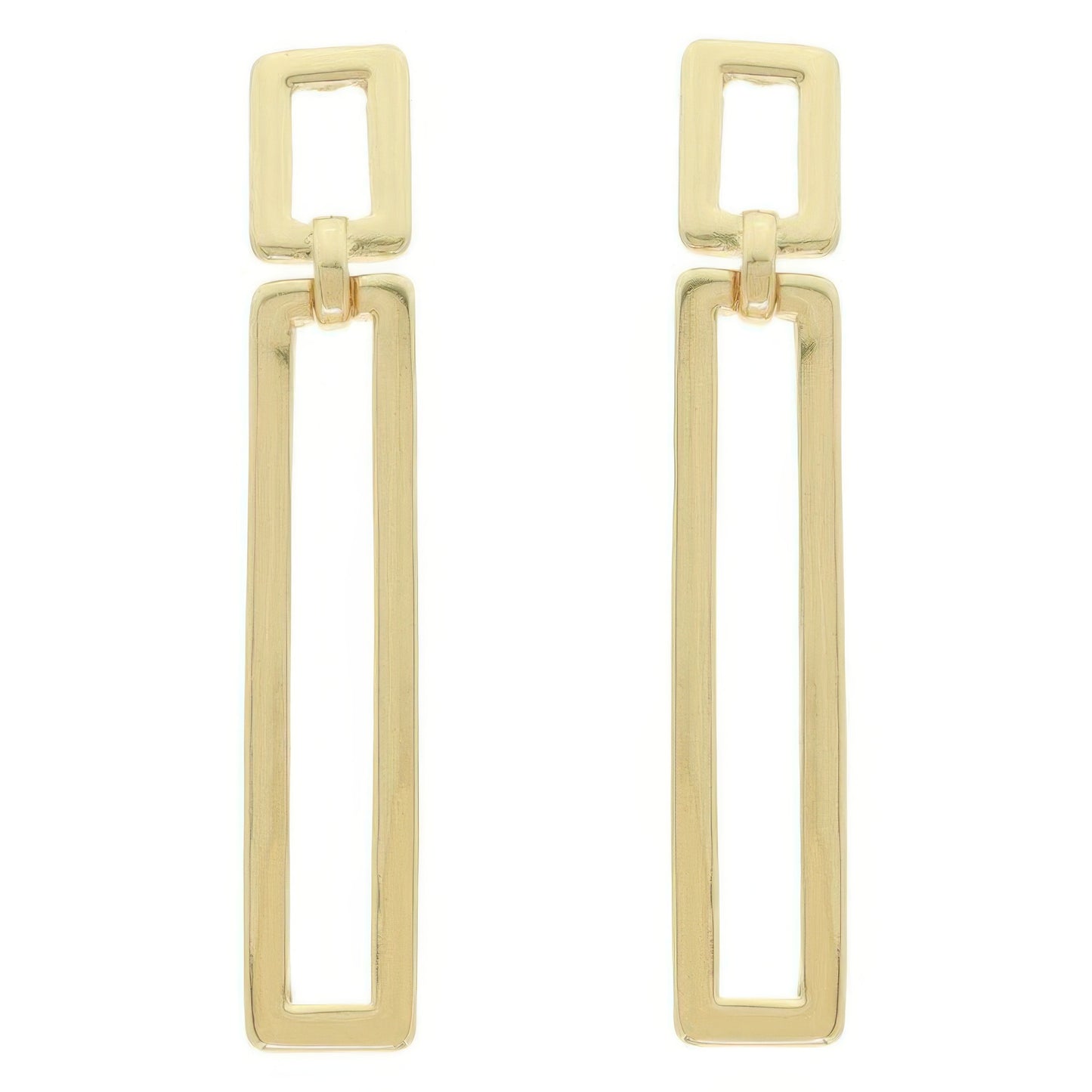 Rectangle Door Knocker Post Earrings