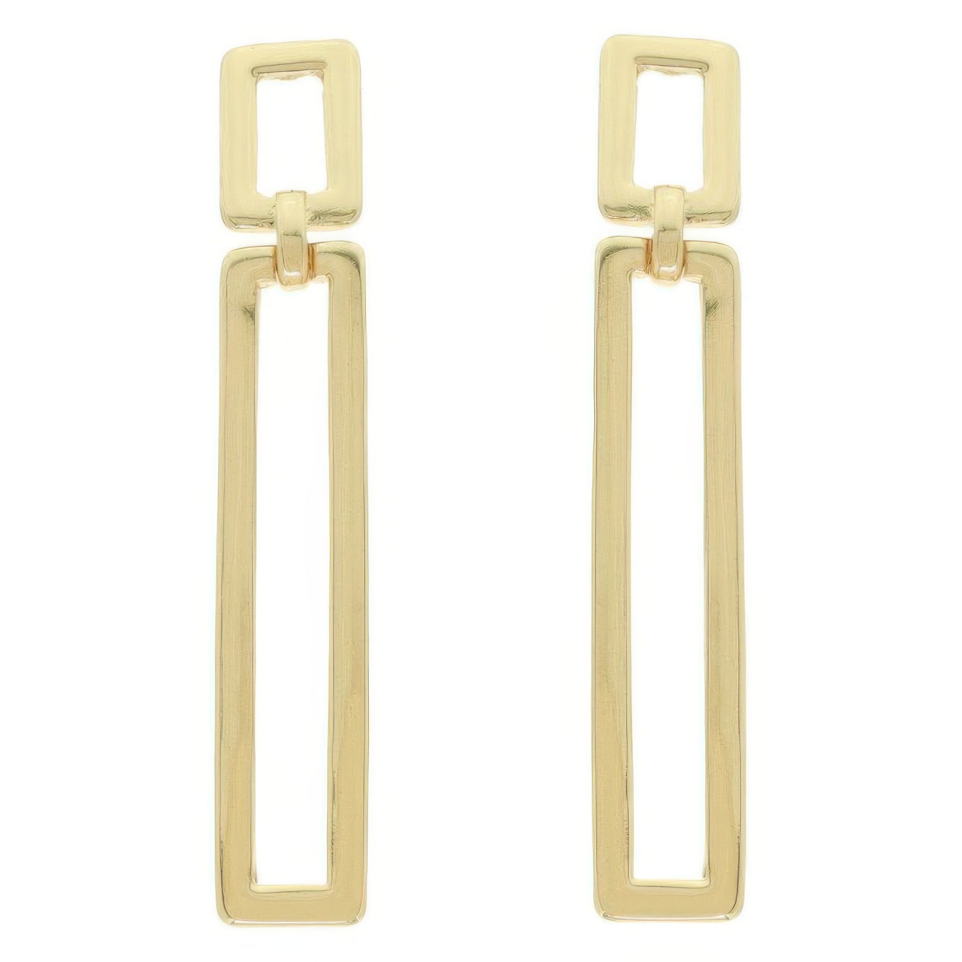Rectangle Door Knocker Post Earrings