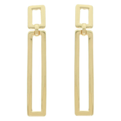 Rectangle Door Knocker Post Earrings
