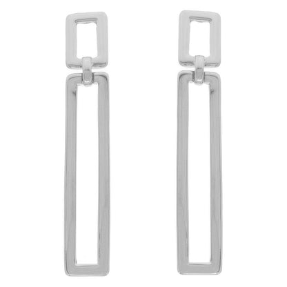 Rectangle Door Knocker Post Earrings