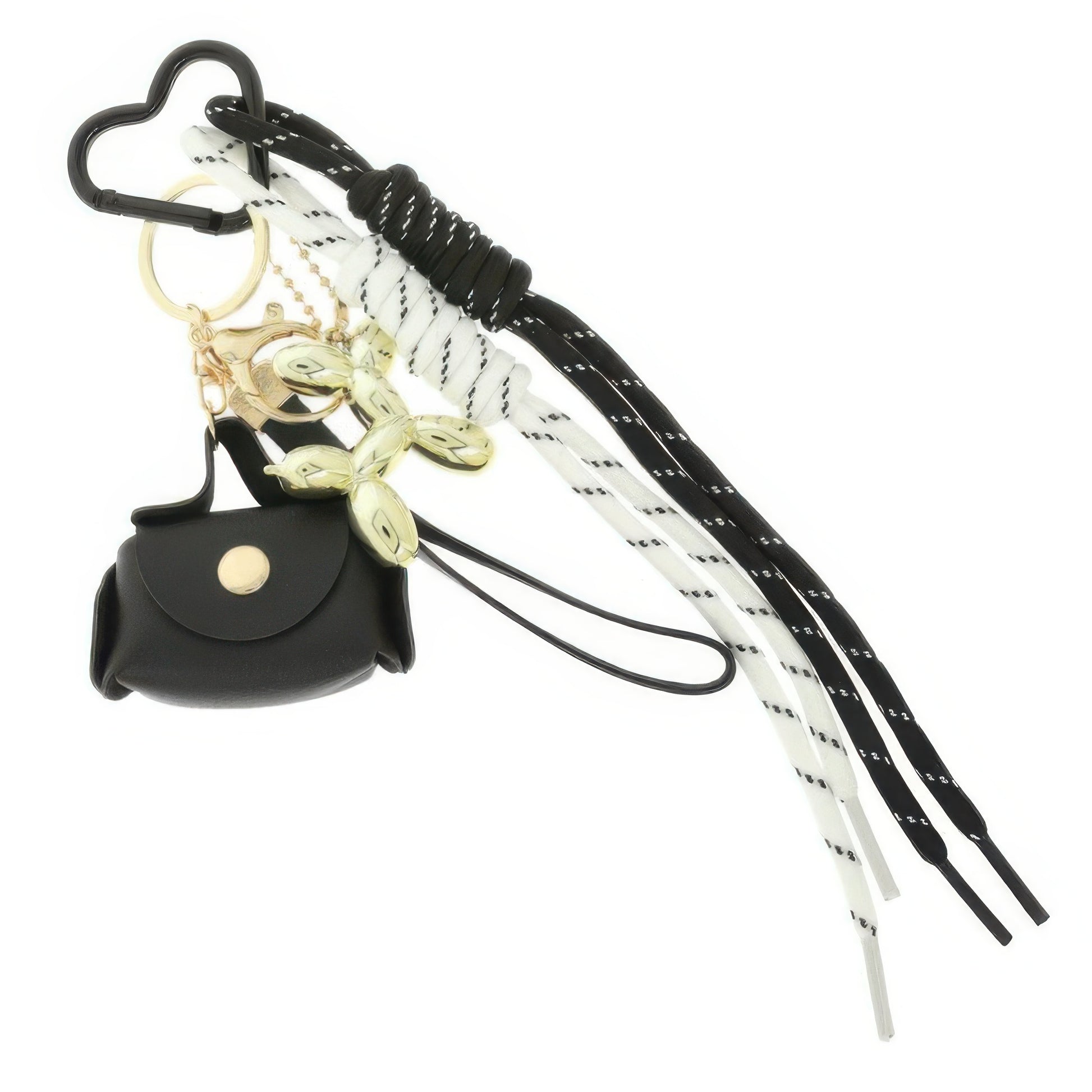High Fashion Motif Wristlet Keychain Bag Charm