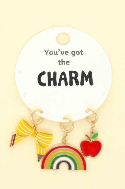 Happy Theme Assorted Charm Set