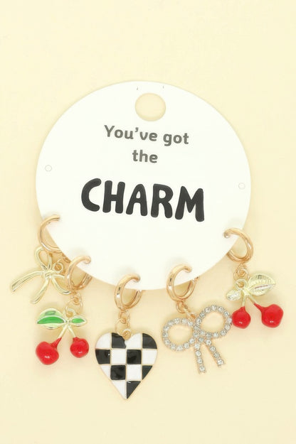 Happy Theme Assorted Charm Set