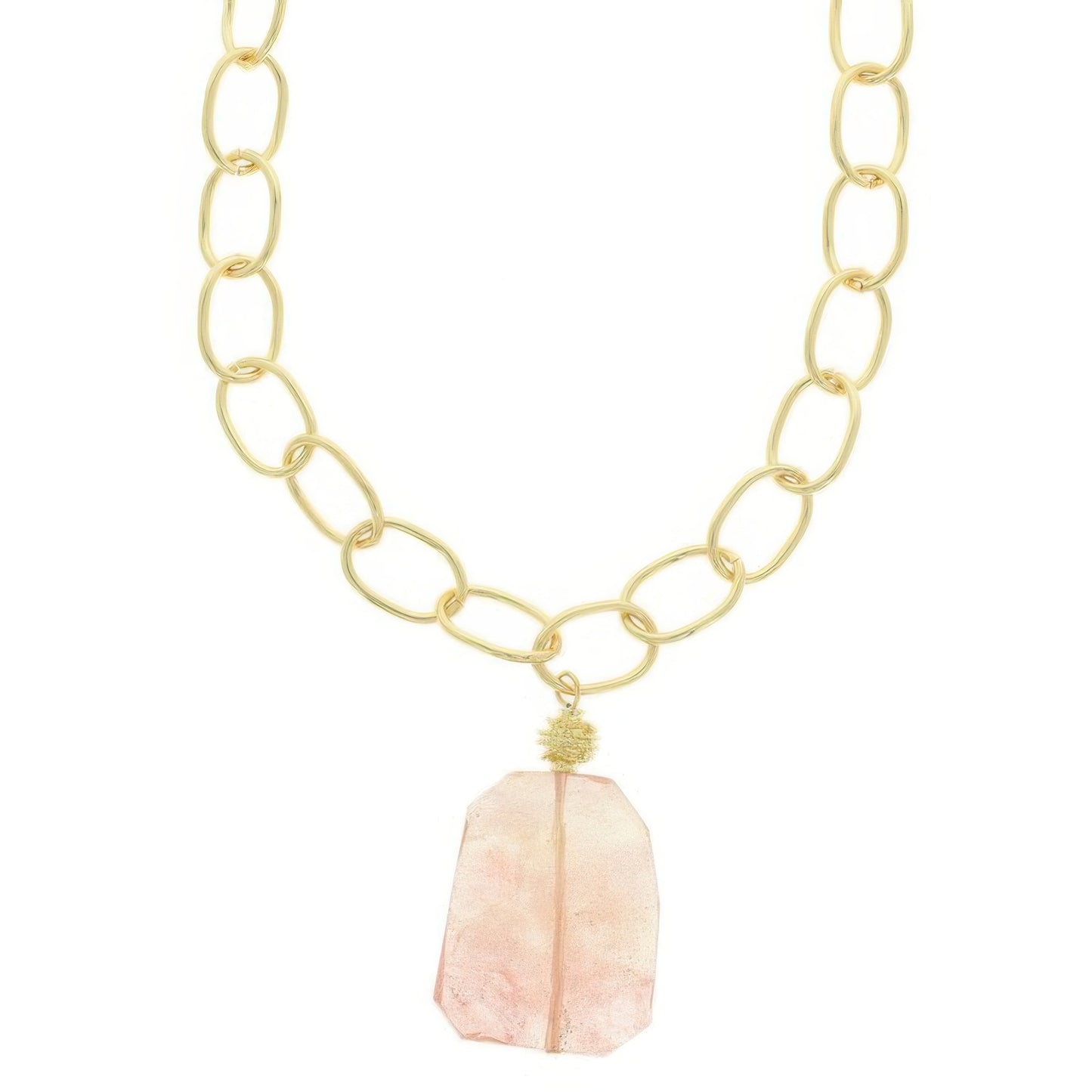 Styled Color Stone Amulet Necklace