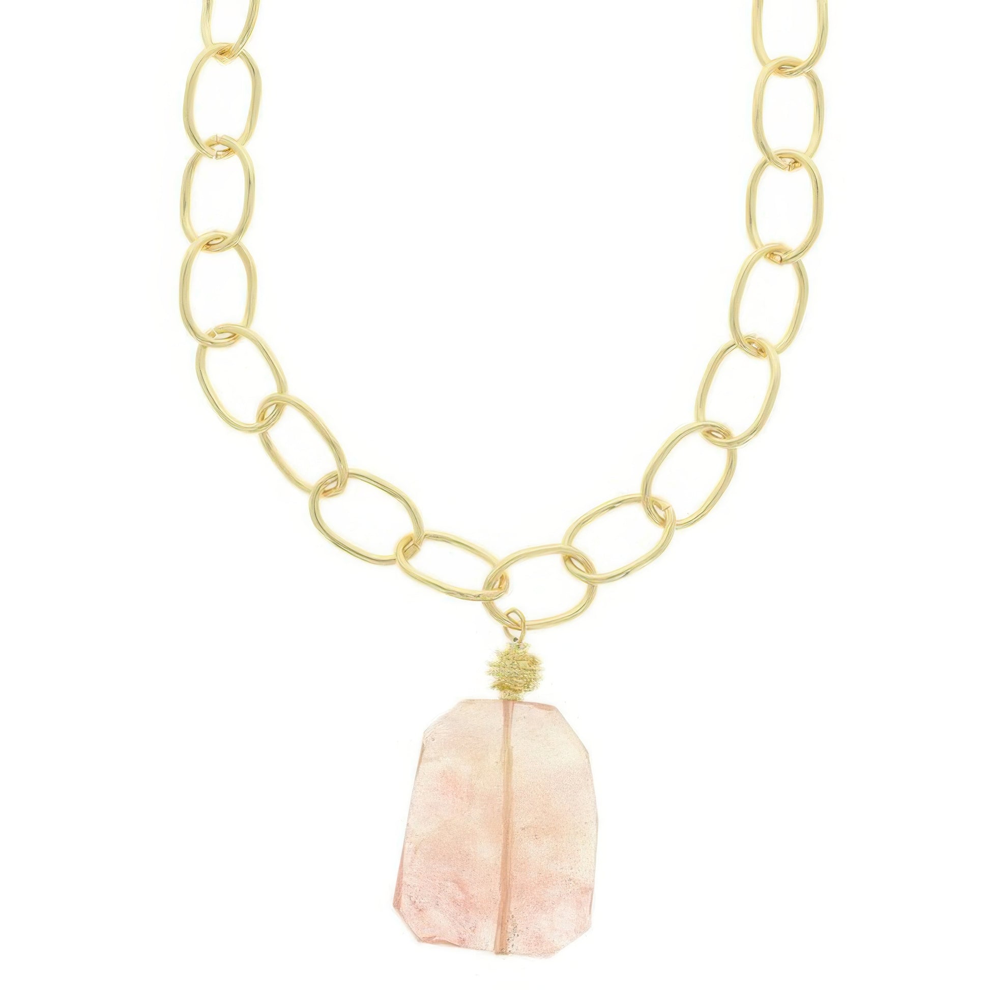 Styled Color Stone Amulet Necklace