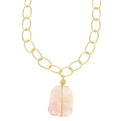 Styled Color Stone Amulet Necklace
