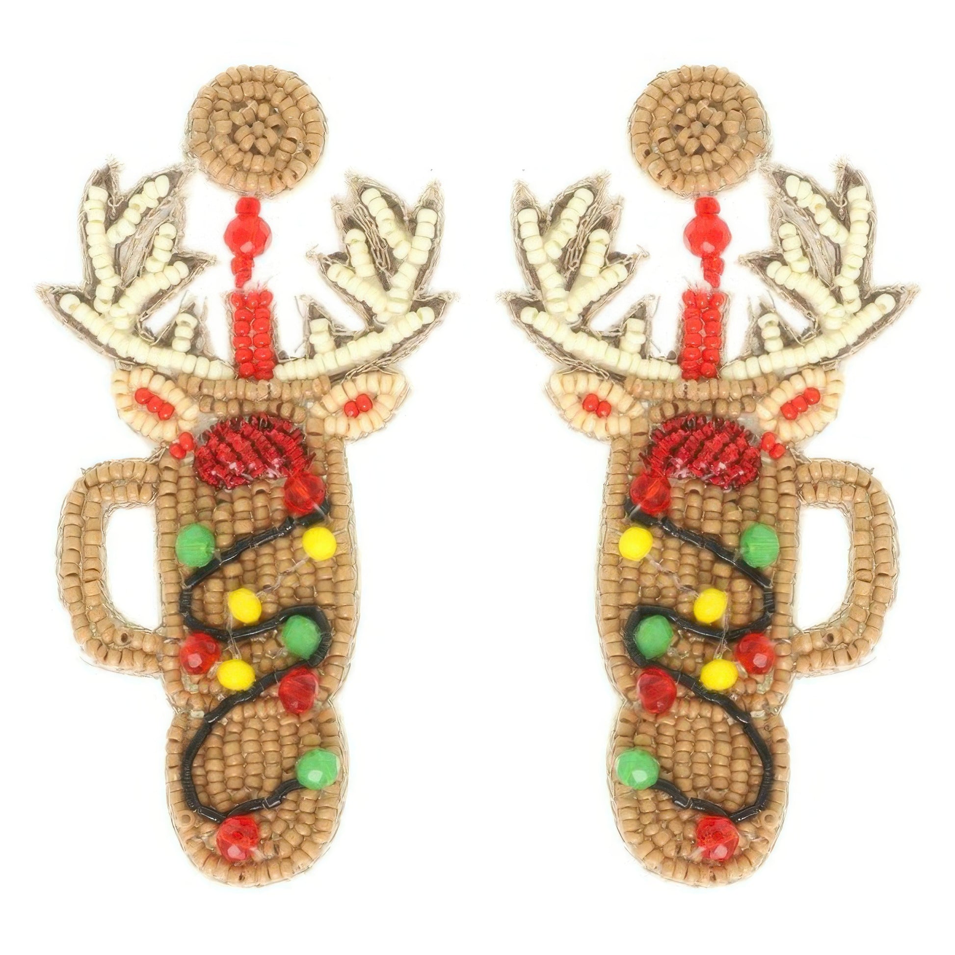 Christmas Rudolph's Cup Post Earrings