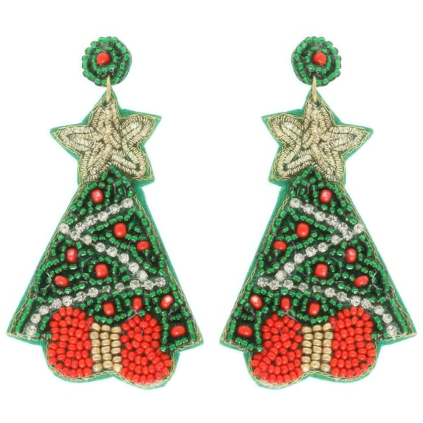 Christmas Tree Post Earrings