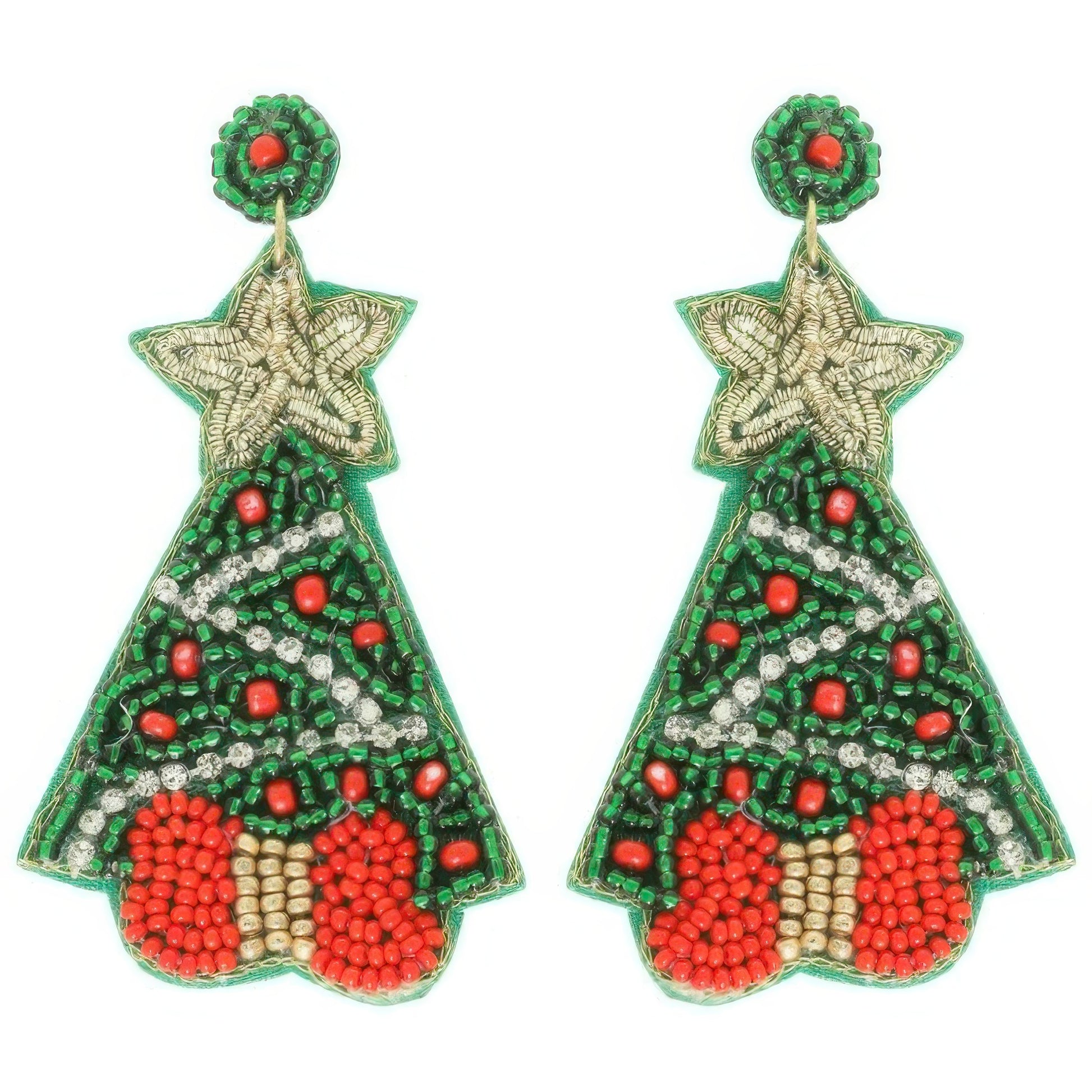 Christmas Tree Post Earrings