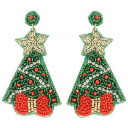 Christmas Tree Post Earrings