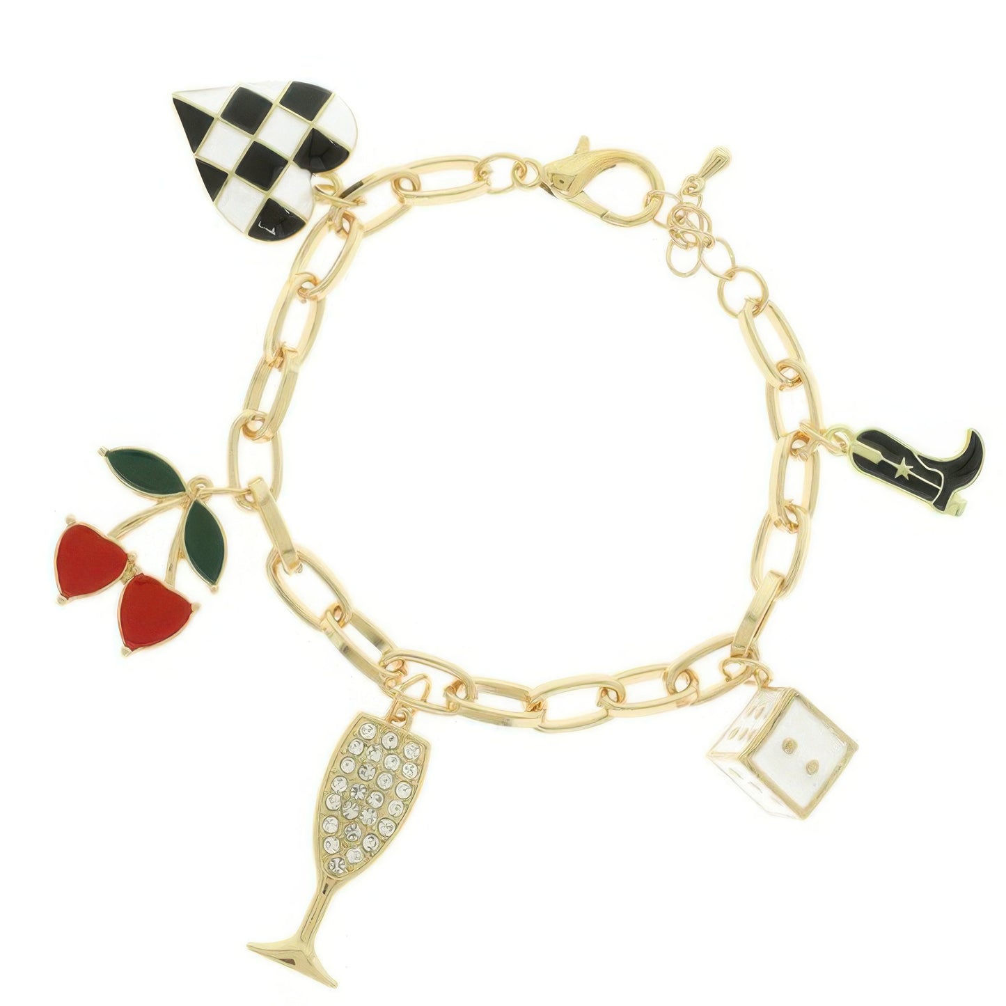 Luxury Theme Charm Bracelet
