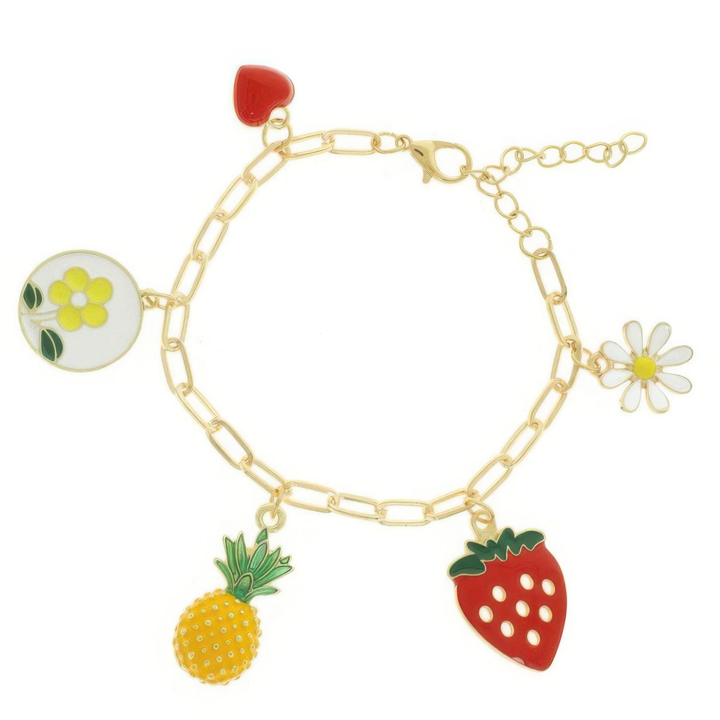 Spring Ecstasy Theme Charm Bracelet