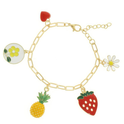 Spring Ecstasy Theme Charm Bracelet