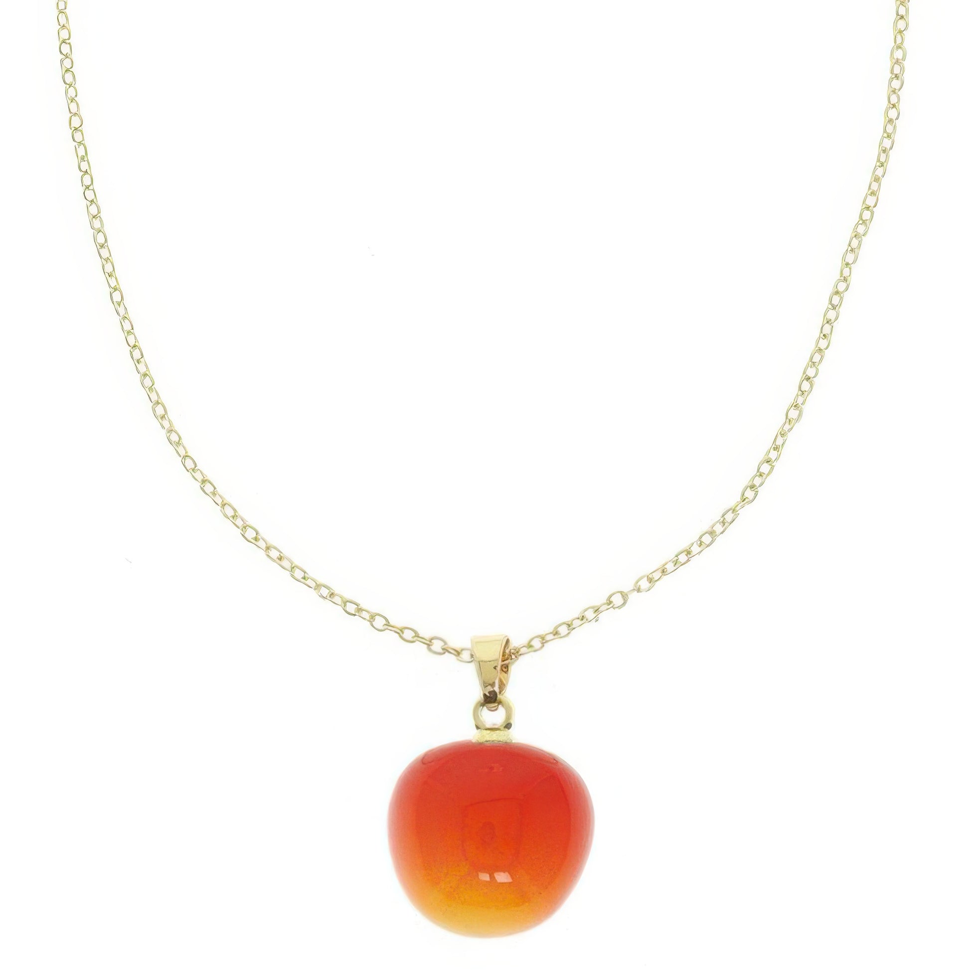 Red Cherry Pendant Necklace