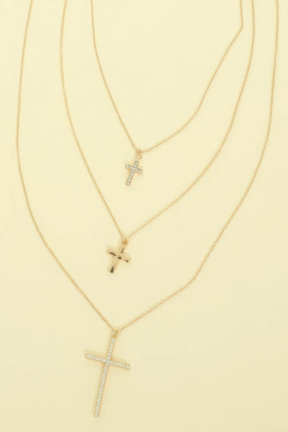 Faith Theme Multi-strand Necklace