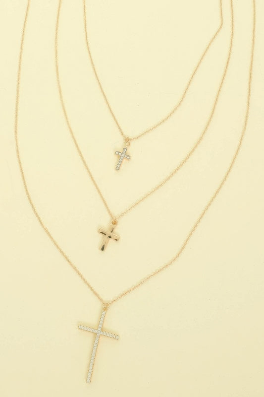 Faith Theme Multi-strand Necklace