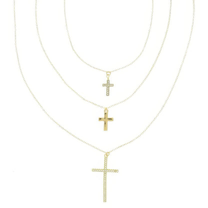 Faith Theme Multi-strand Necklace