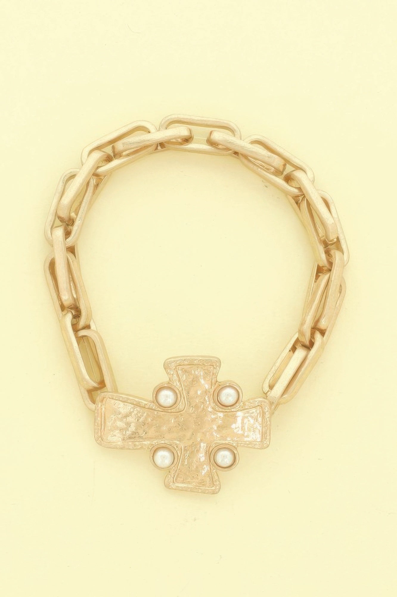 Cross Charm Chain Bracelet