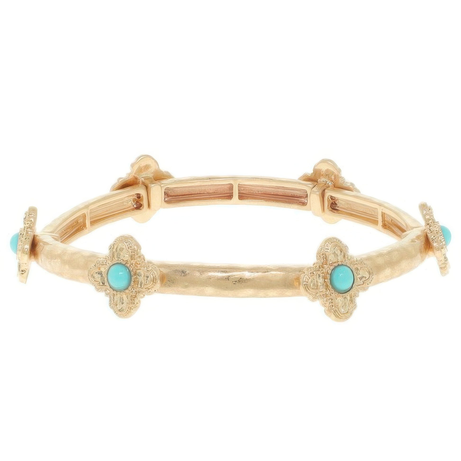 Ornate Cross Stretch Bracelet