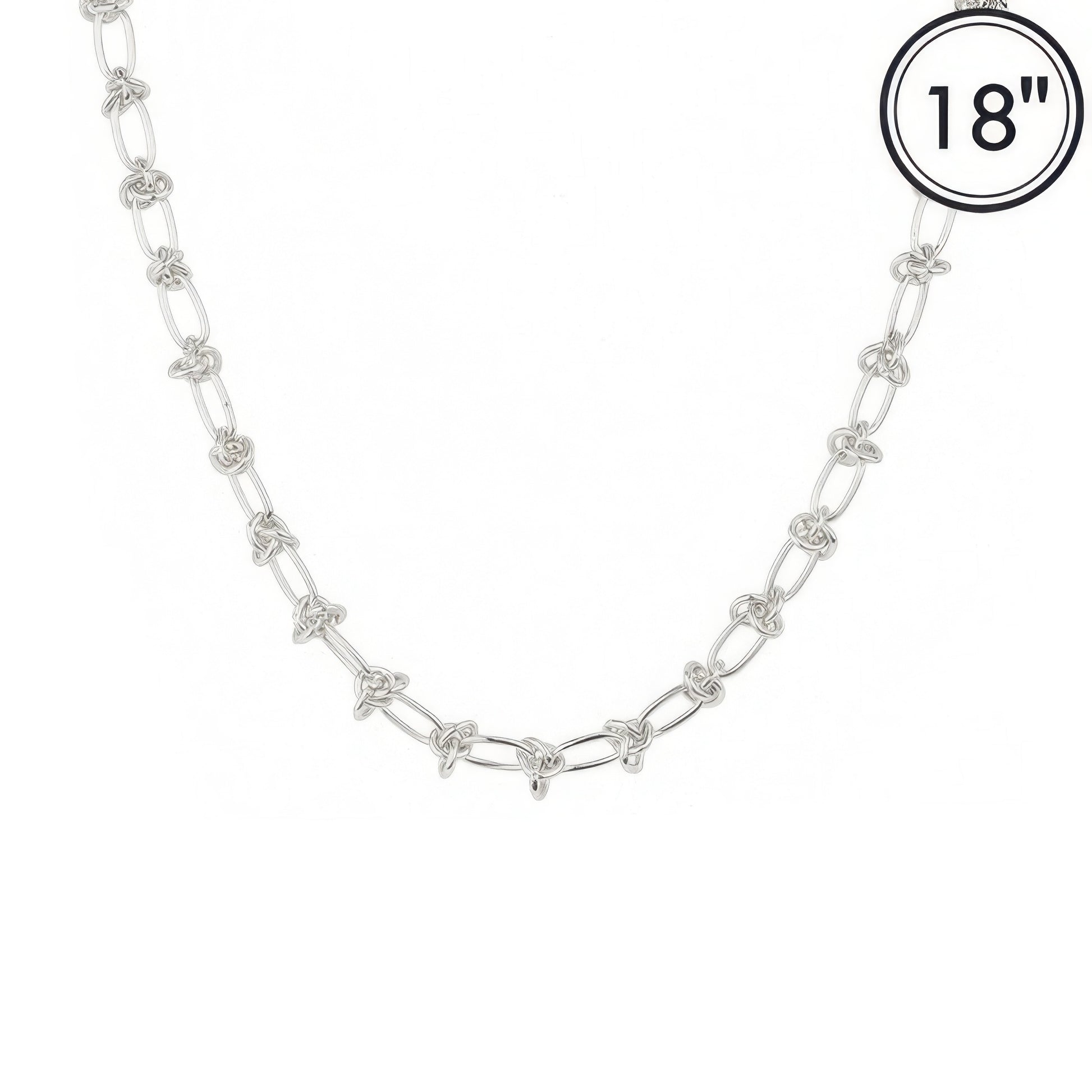 Borromean Knot Chain Necklace