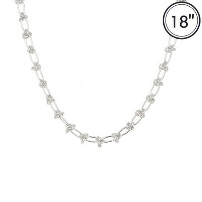 Borromean Knot Chain Necklace