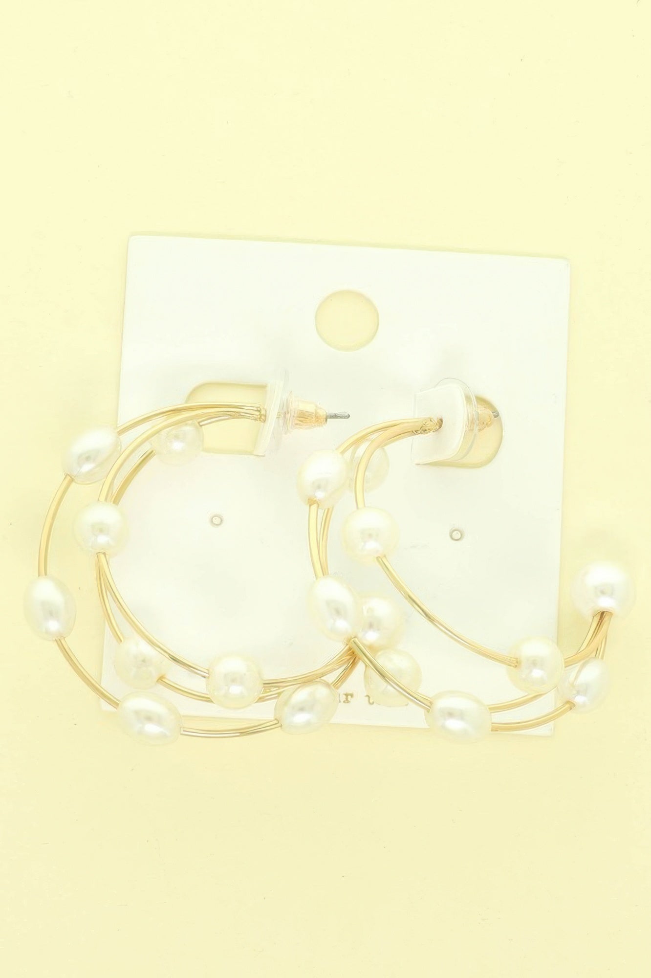 3d Open Silhouette Cressent Hoop Earring