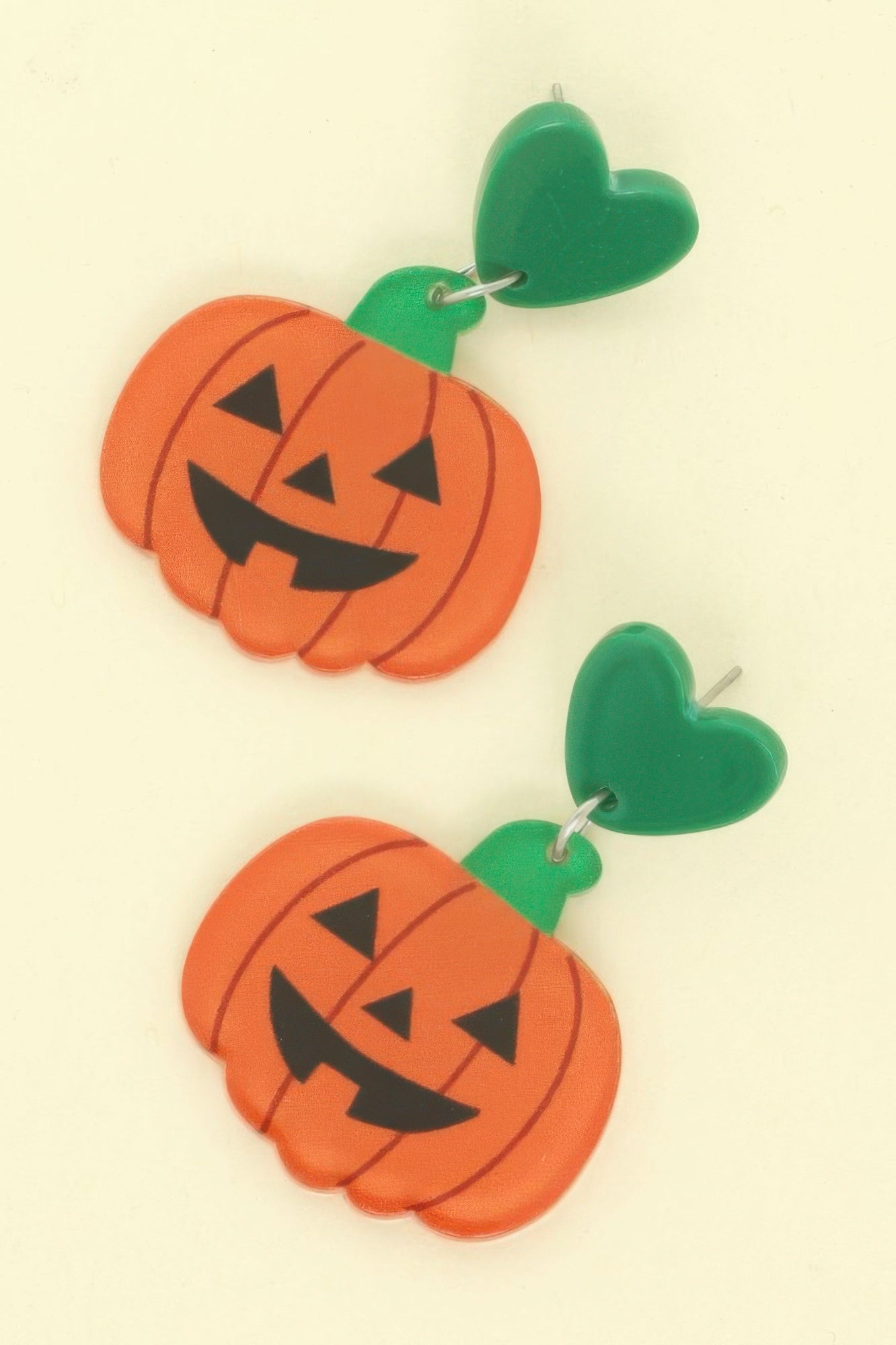 Halloween Jack O Lantern Stud Earrings