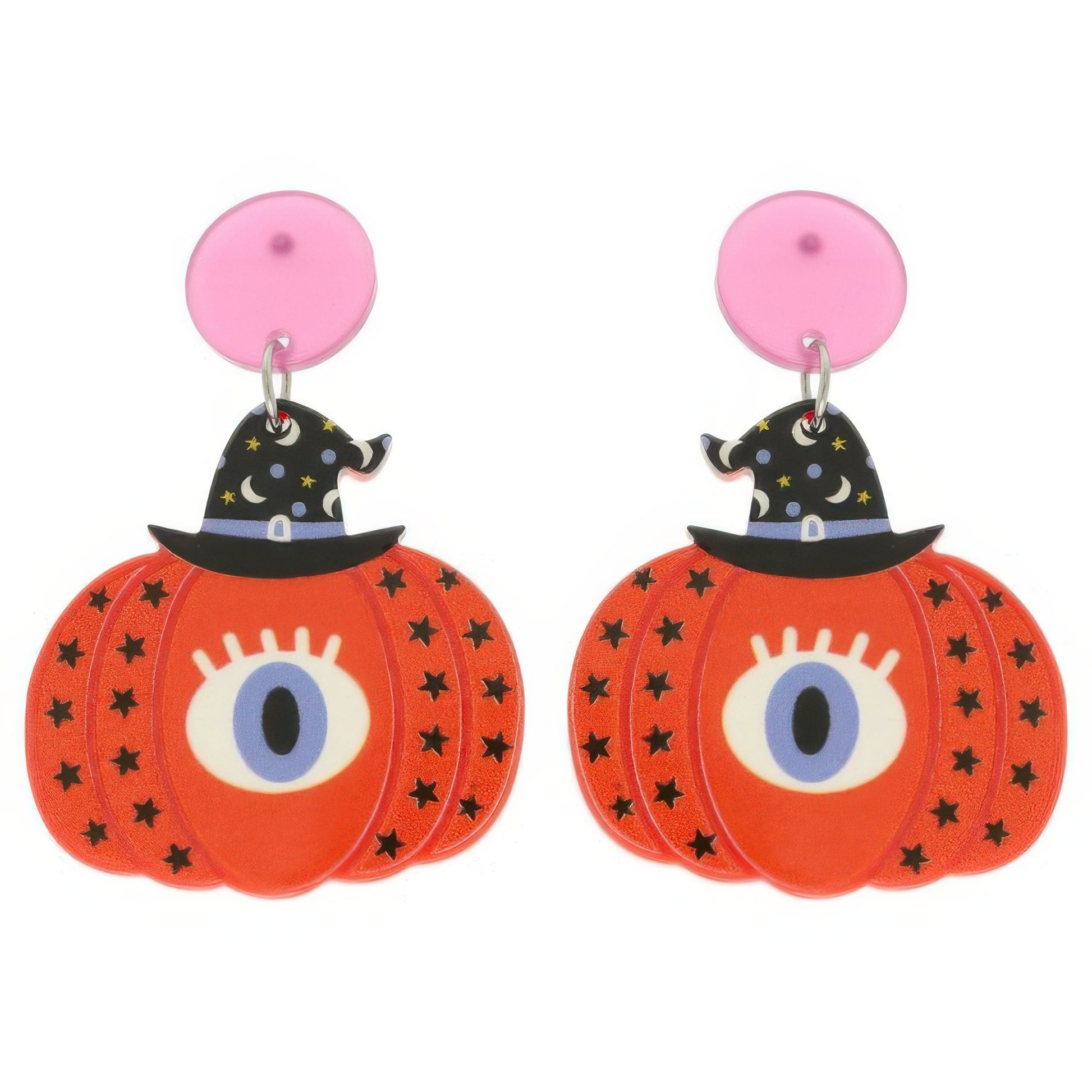 Halloween Bewitched Pumpkin Earrings