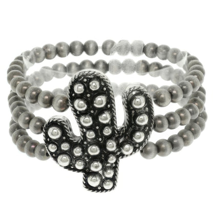 Western Bubble Cactus Bead Bracelet