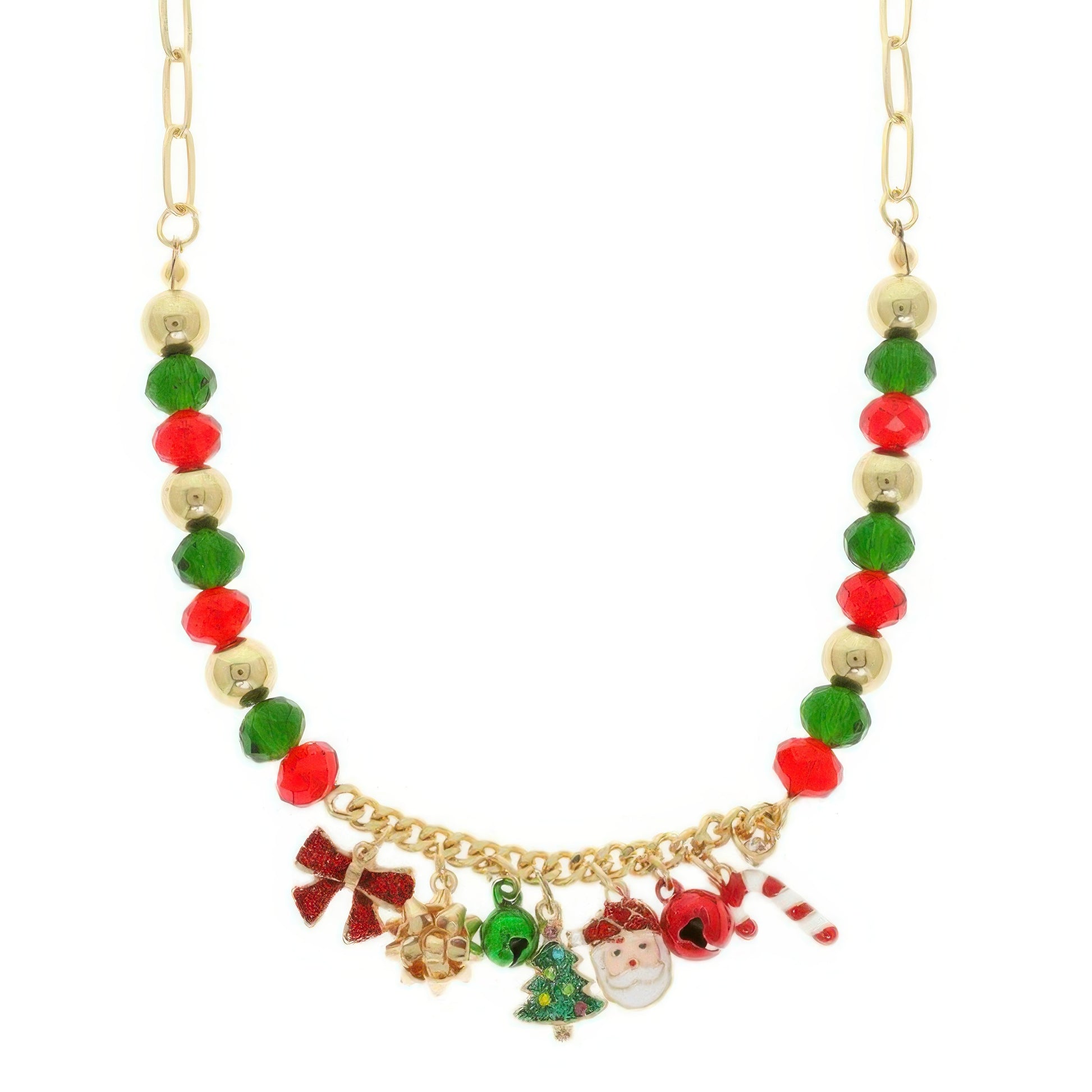 Christmas Multi Charm Necklace