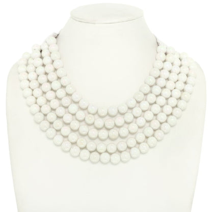 Multi-strand Wood Bead Necklace